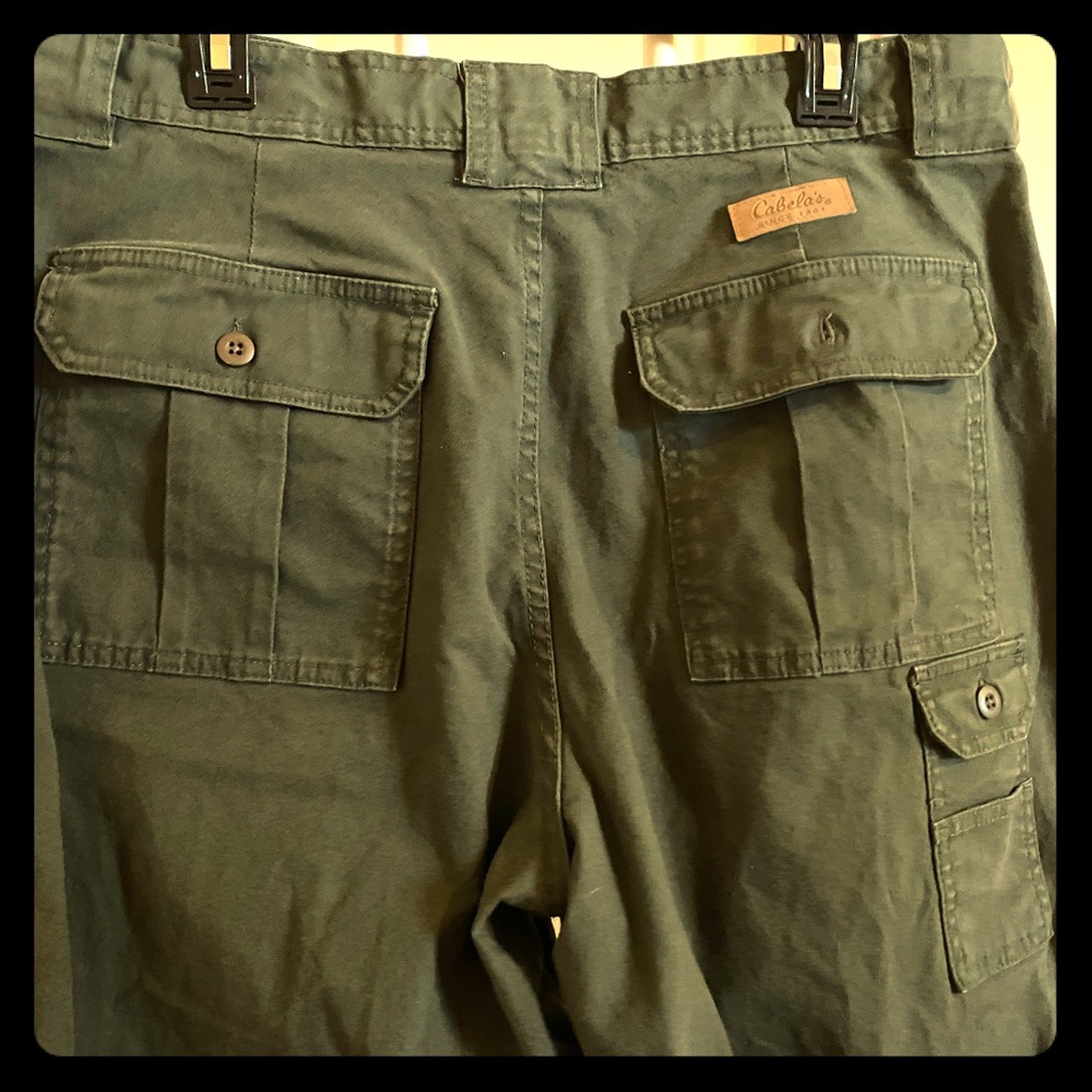 Cabela’s 7 Pocket Hikers pants. Green 18